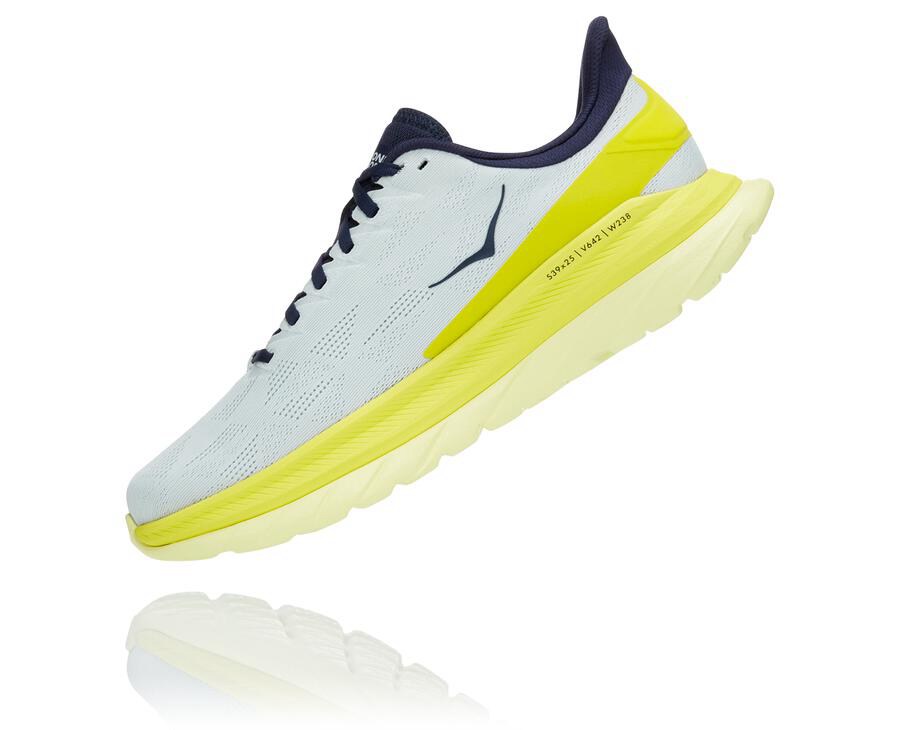 Hoka One One Hardloopschoenen Heren - Mach 4 - Wit - WX5361427